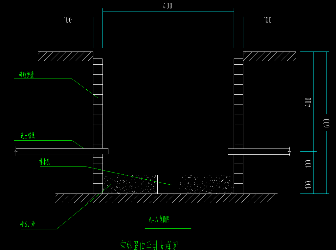 手孔井施工大样图